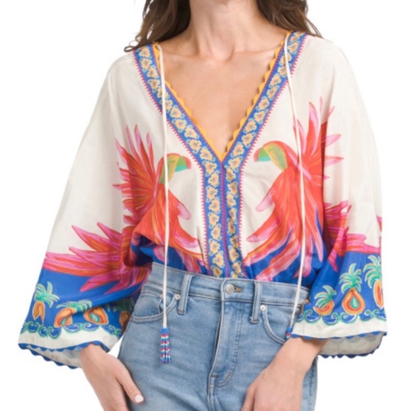 Farm Rio jumpsuit size large new with tags - Picture 2 of 8